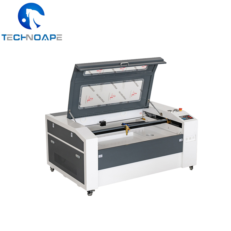 1060 CO2 Laser Engraving Machine PMI Guiderail For Granite Wood Glass Plywood Plastic Rubber MDF-New Water-Cooled AI Supported