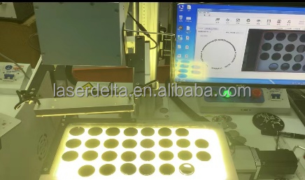 Visual laser marking of watch back cover