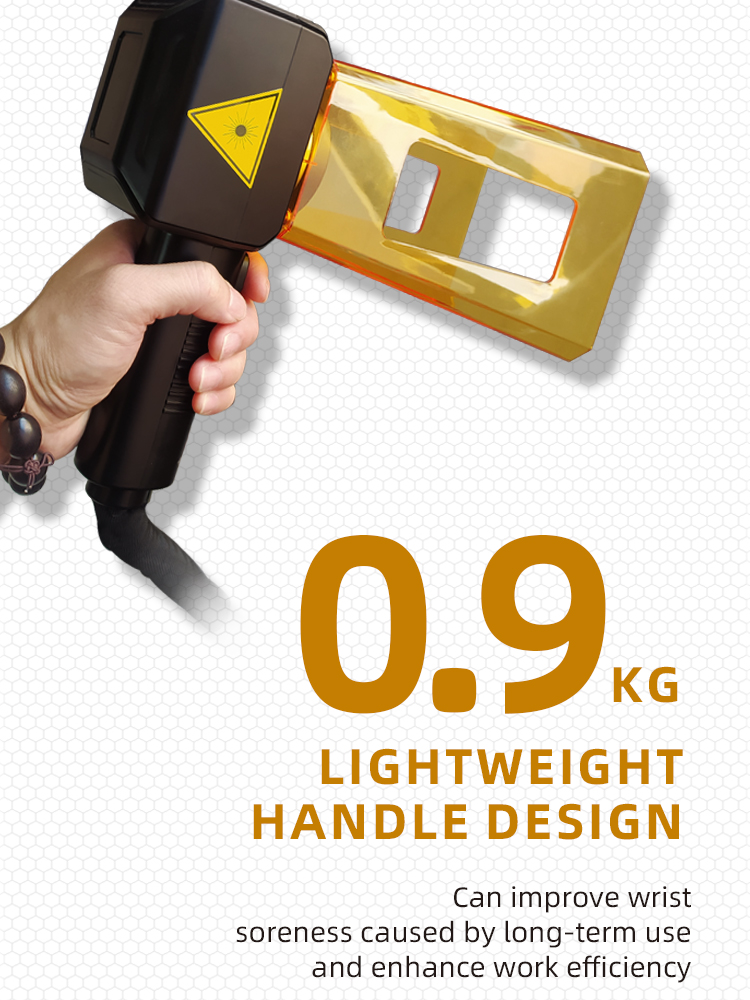 Portable Fiber Laser Metal Marking Machine 20W 30W Hand-Held Air-Cooled CNC 1-Year Warranty