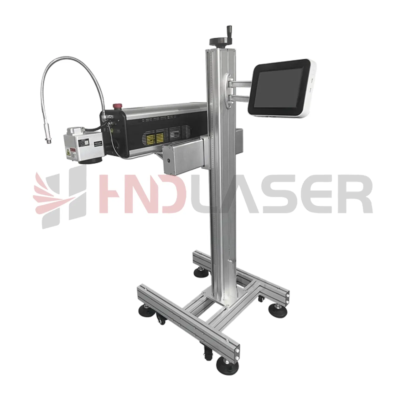 30W Flying CO2 Galvo Laser Marking Machine High Speed for Glass Wood Acrylic Water Bottle Logo Date Engraving