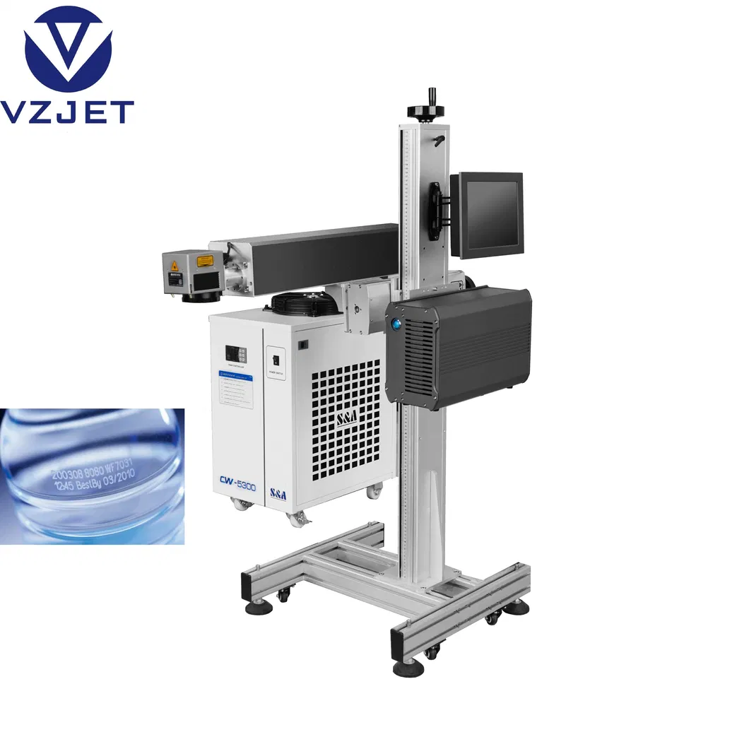 Flying CO2 Galvo Laser Marking Machine