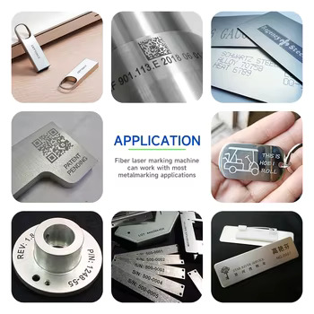 50W 60W 2D 3D Fiber Laser Marking Machine for Metal Aluminum SS Laser Engraving Jewelry Fiber Laser Marking Machines