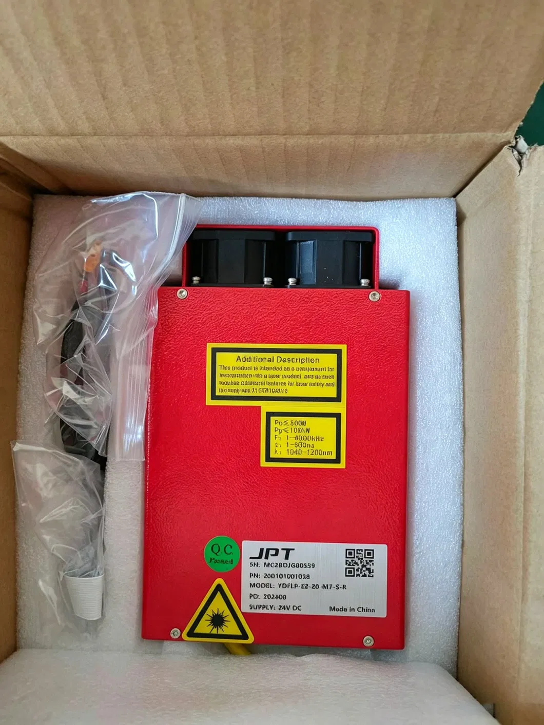 Jpt M7 20-100W Mopa Pulse Width Fiber Laser Module Fiber Laser Marking Machine Laser Source Detail 2