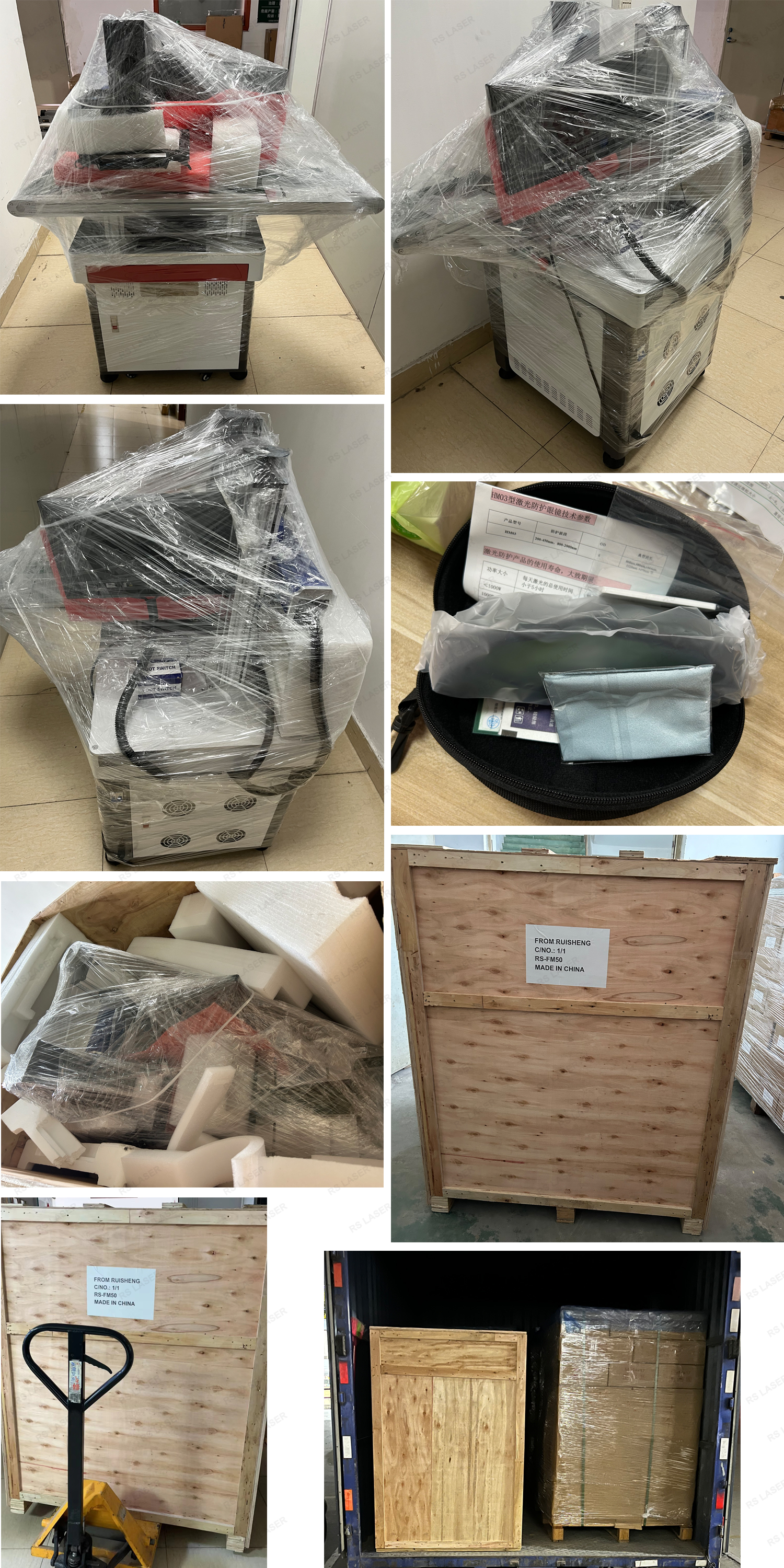 Laser Machine Wooden Case Packaging