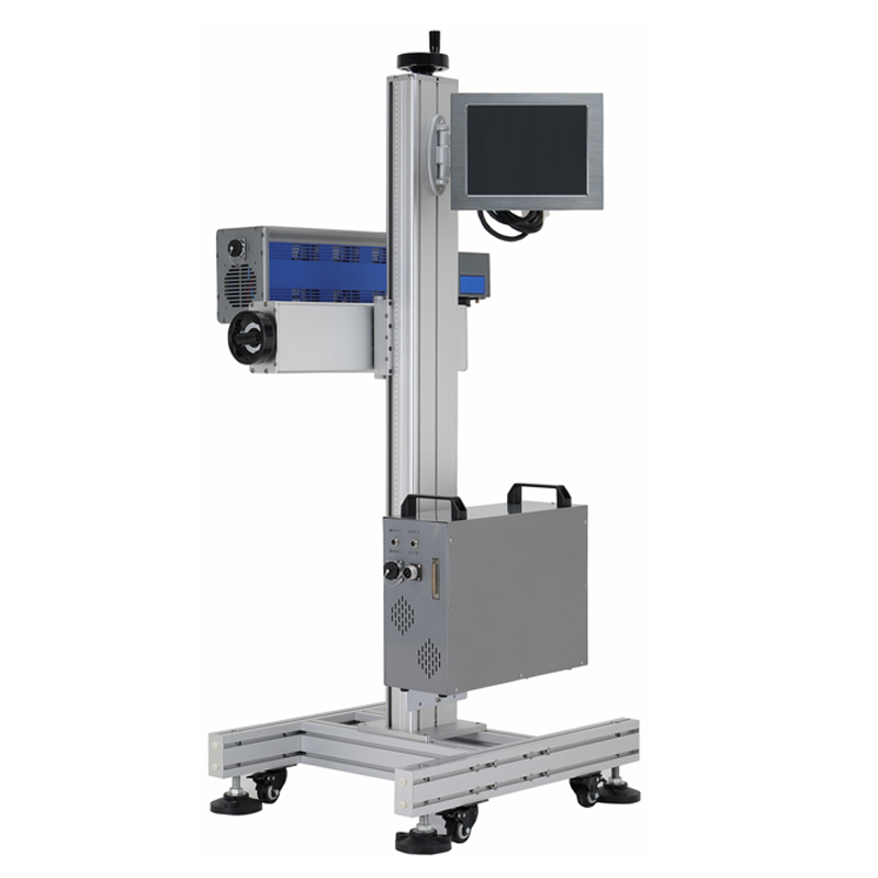 High Speed 40W 60W CO2 Laser Marking Machine Automatic Marking Flying Laser Engraving Coding Date Graphic Support BMP AI PLT