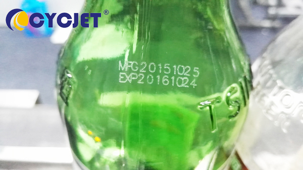 Cycjet Smart LC30f Date Coding CO2 Online Laser Marking Machine on Glass Bottle