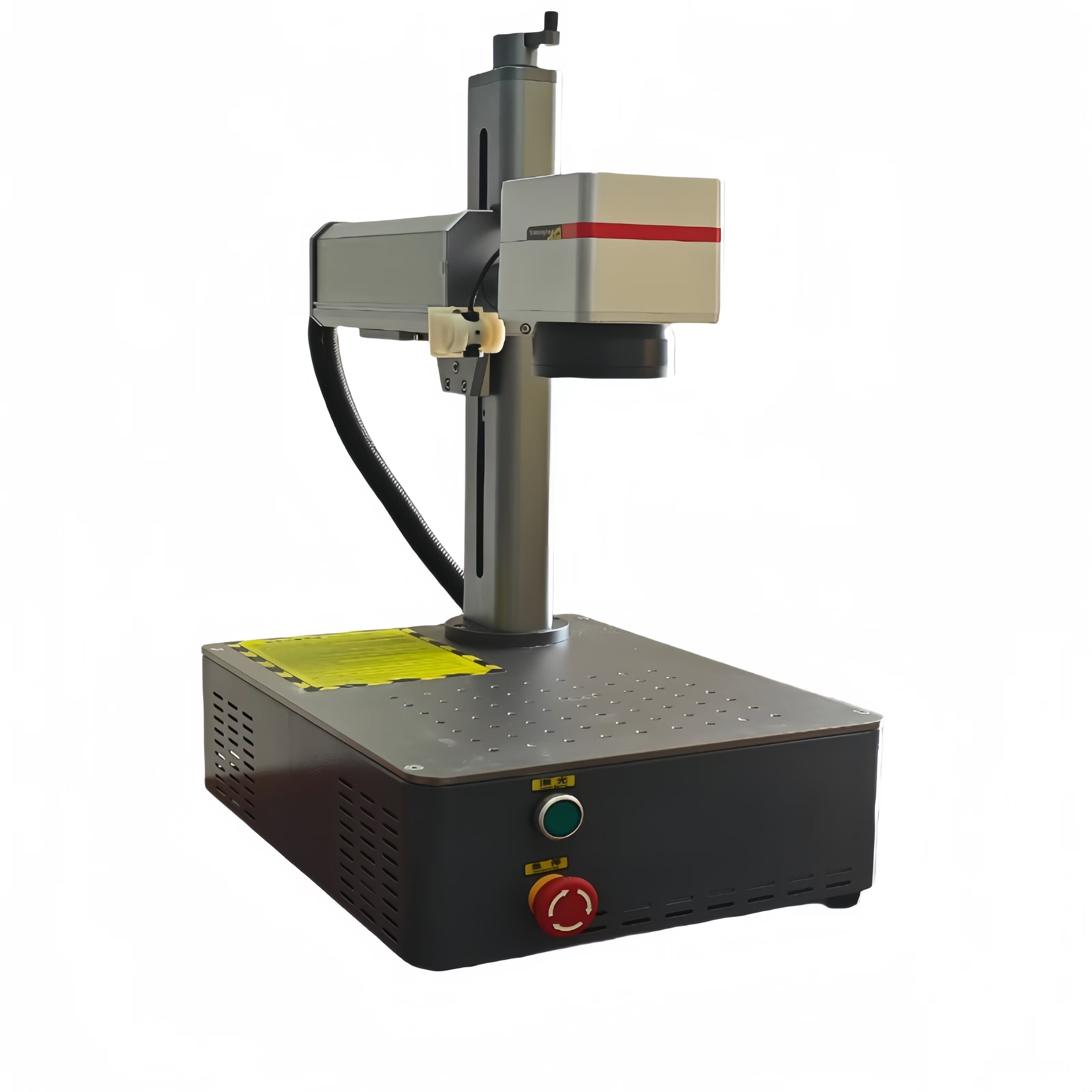 30W/20W Fiber Laser Engraving Machine-CNC Bench-Top Water-Cooled DXF/PLT Supported Metal &amp; Leather Marking System