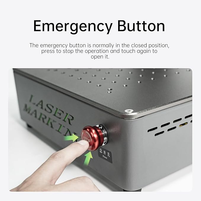 20W Fiber Laser Marking Machine 20W Metal Fiber Laser Engraving Machine for Metal Necklace Ring Jewelry