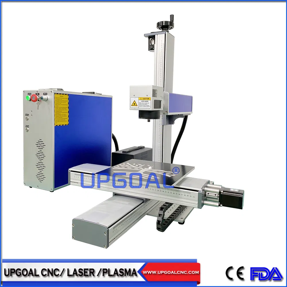 Seamless Splicing 100W Mopa Fiber Laser Marking Machine with Stroke Module