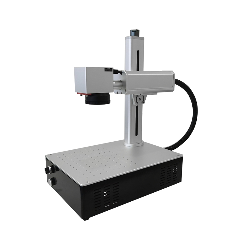 Static Desktop Integrated Portable Fiber Laser Marking Engraving Machine for Metal Nameplate