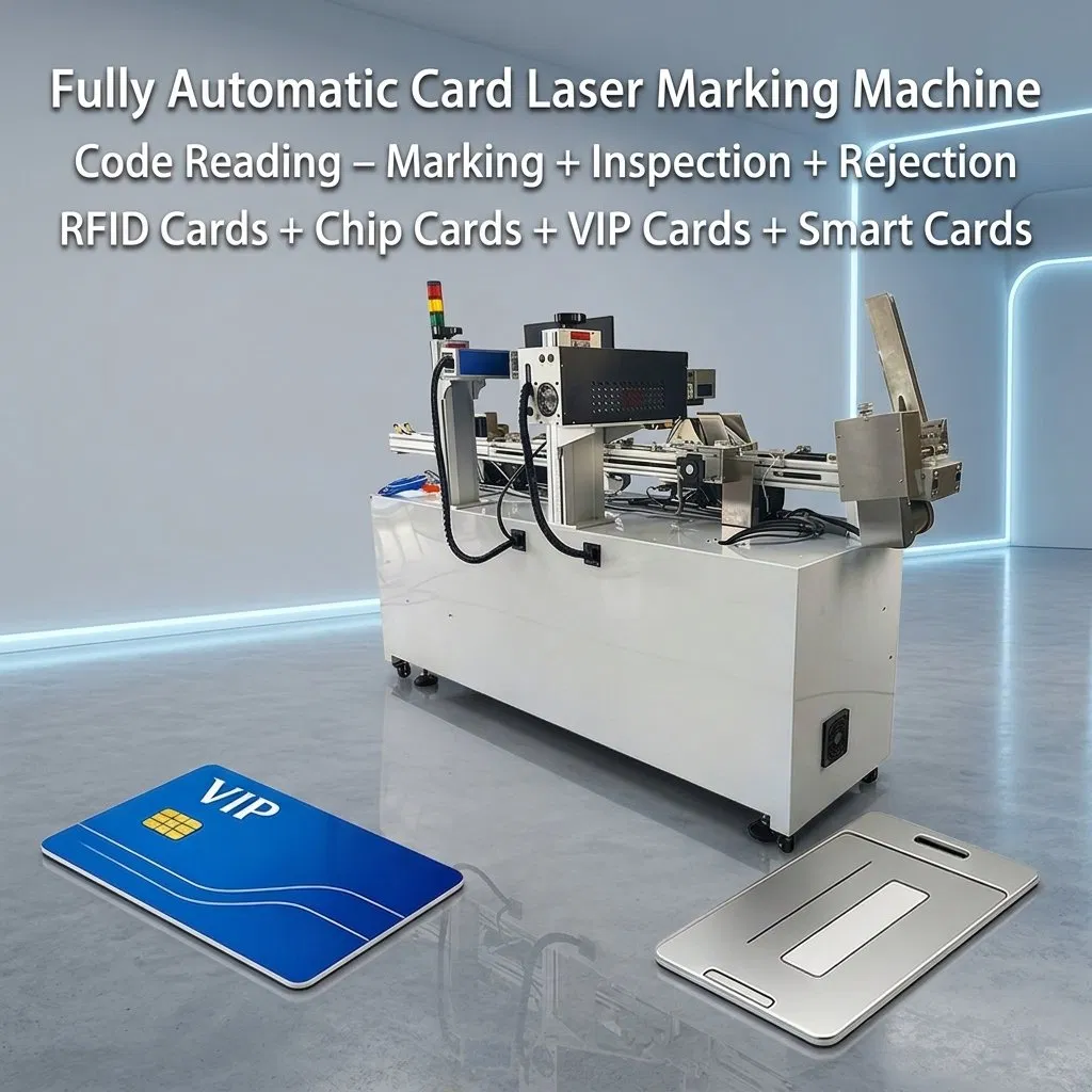 High-Speed Card Feeder with Integrated Chip Reader-Writer and Defect Reject System