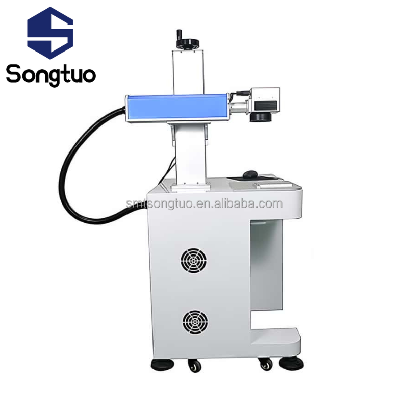 High Quality Desktop Fiber Laser Marking Machine for SMT Production Line and Placement Industry