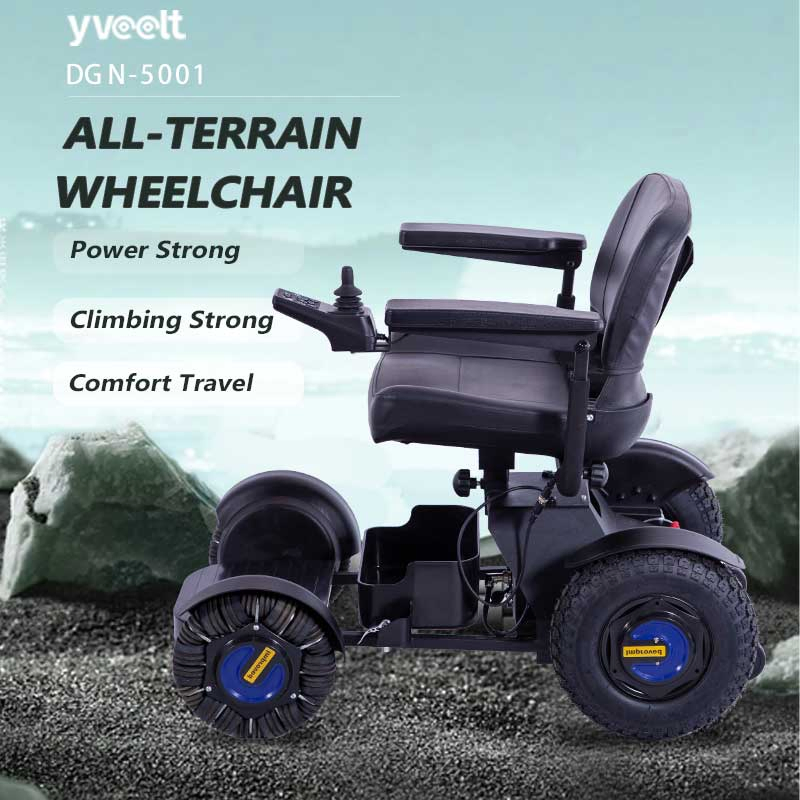 Bariatric off Road Wheelchair Silla Ruedas Electric Motor Powered Wheelchair Electric Wheel Chair