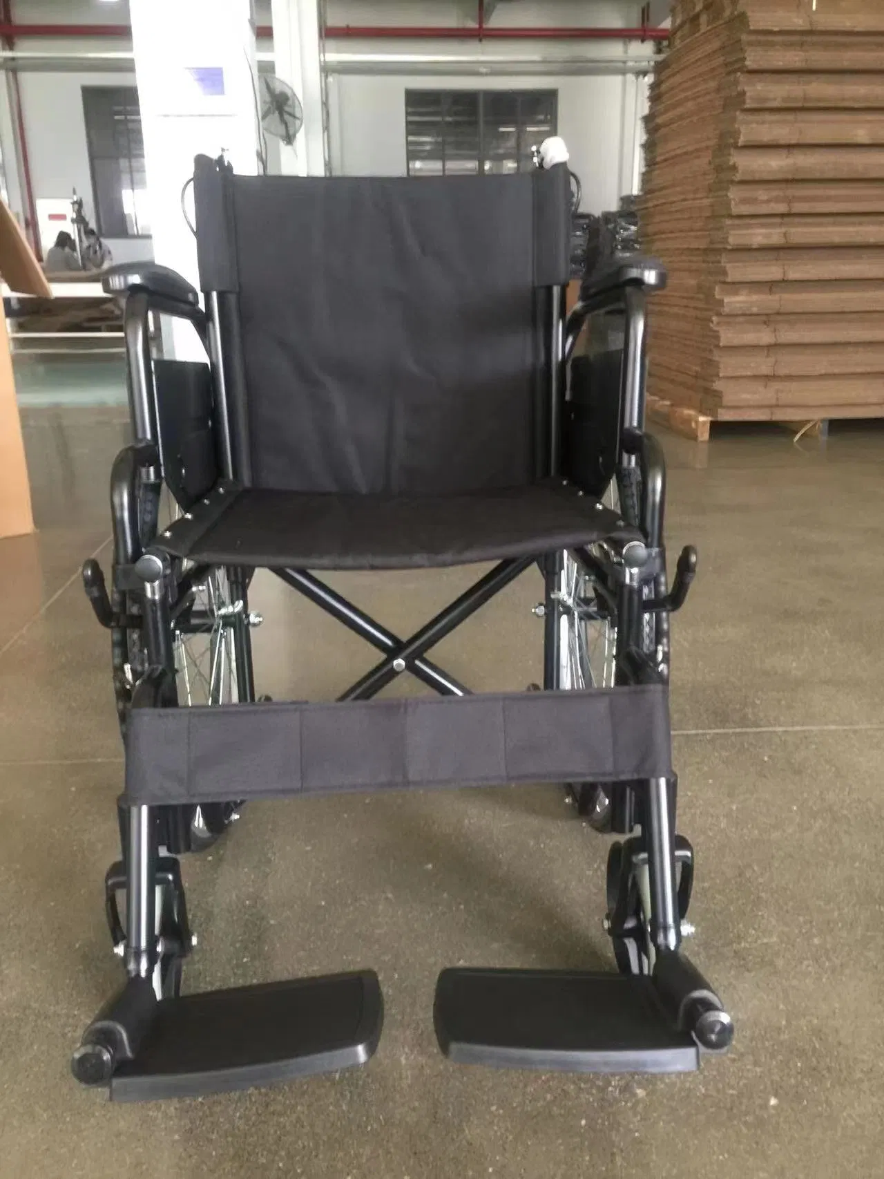 Medical Wheel Chair All Terrain Folding Aluminium Manual Wheelchair with United Handle Brake for Adult