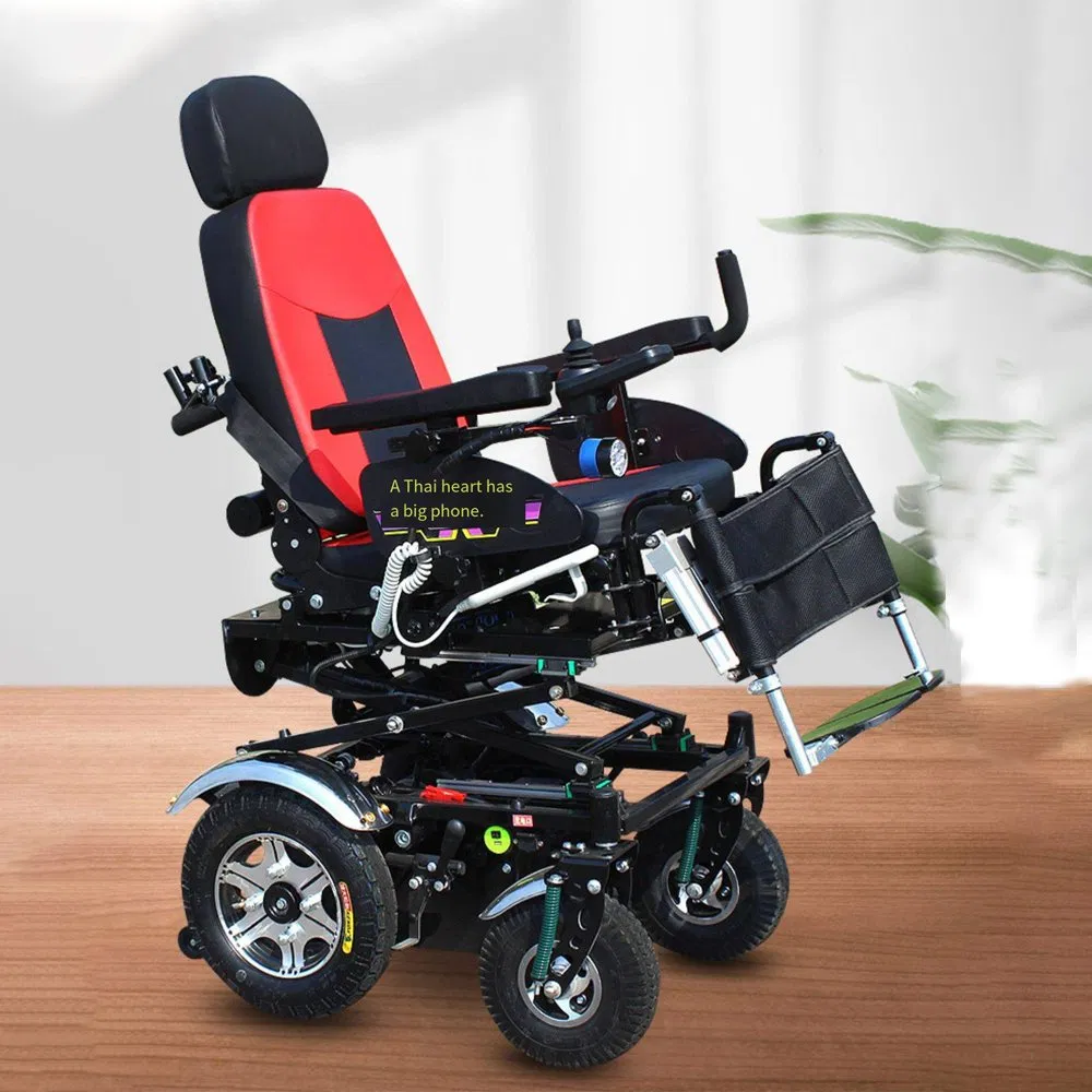 Disabled Medical Equipment Reclining Lifting Standing up Automatic Electric Wheelchair