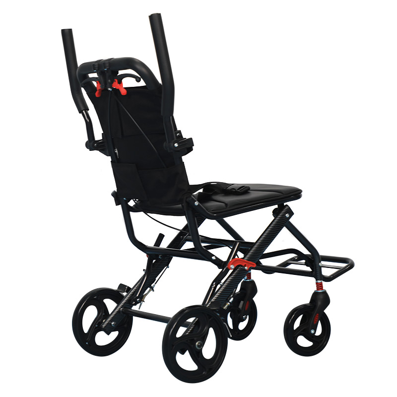 Manual Foldable Transport Wheelchair Adults Rehabilitation Therapy Supplies
