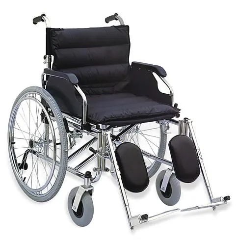 Heavy Duty Steel Manual Wheelchair Wide
