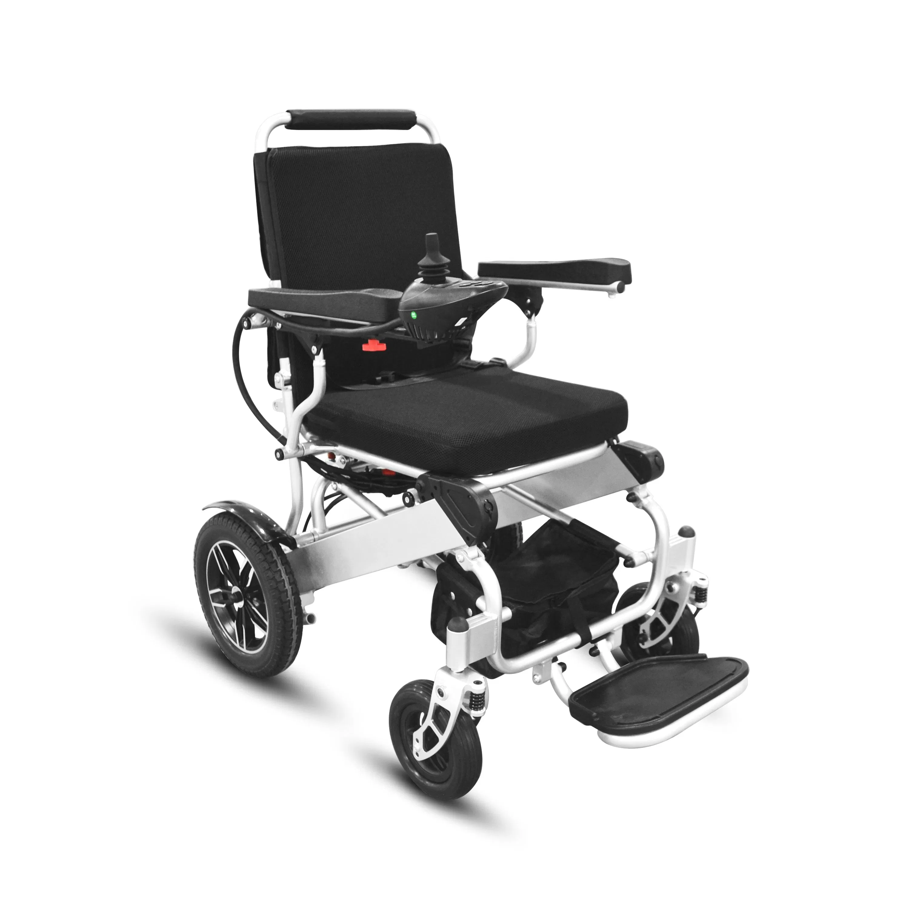 Steel Motorized Heavy-Duty Adjustable Recliner Folding Manual Electric Power Wheelchair for Adult