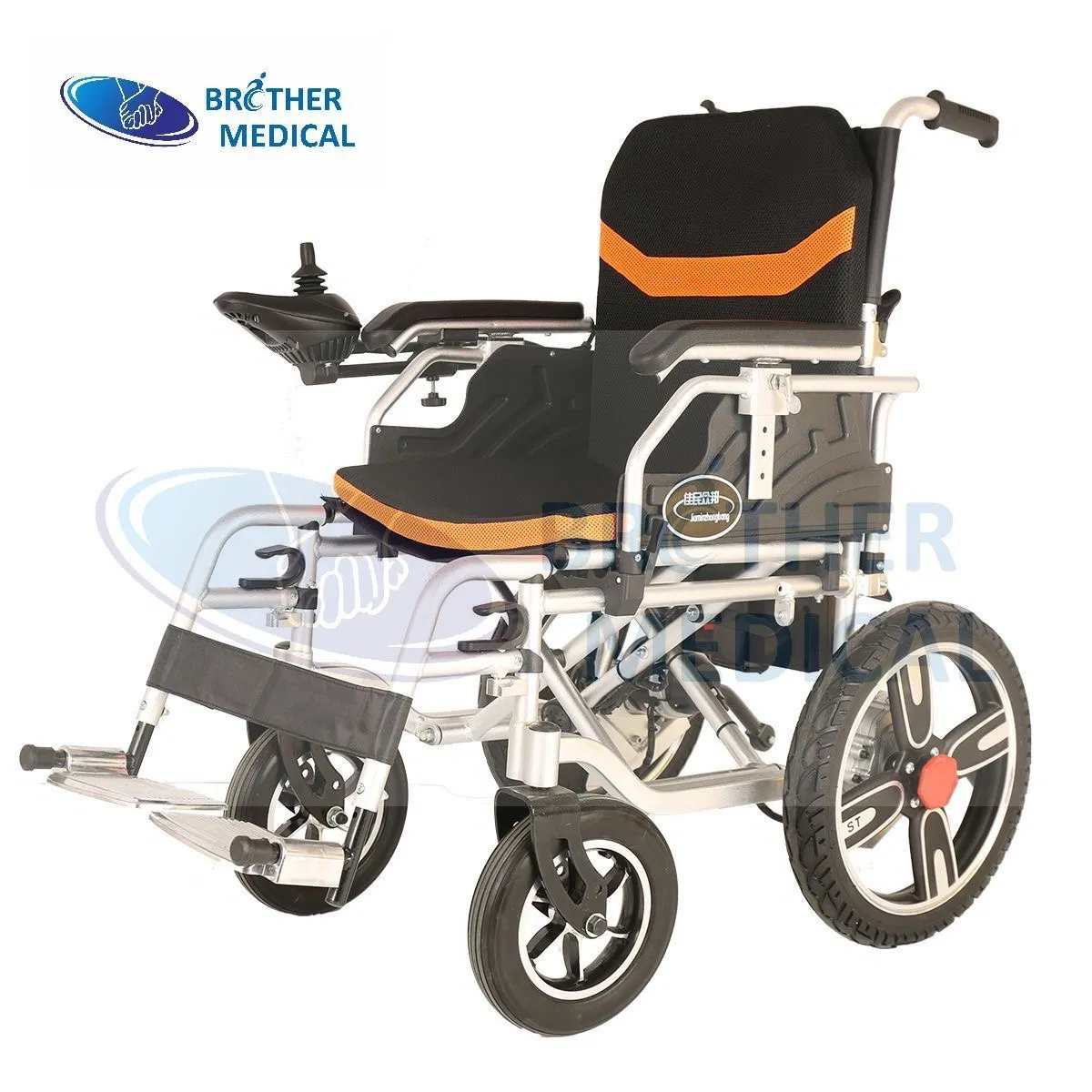 New Design Electric Lightweight Silla De Ruedas Manual Control Wheelchair with Battery