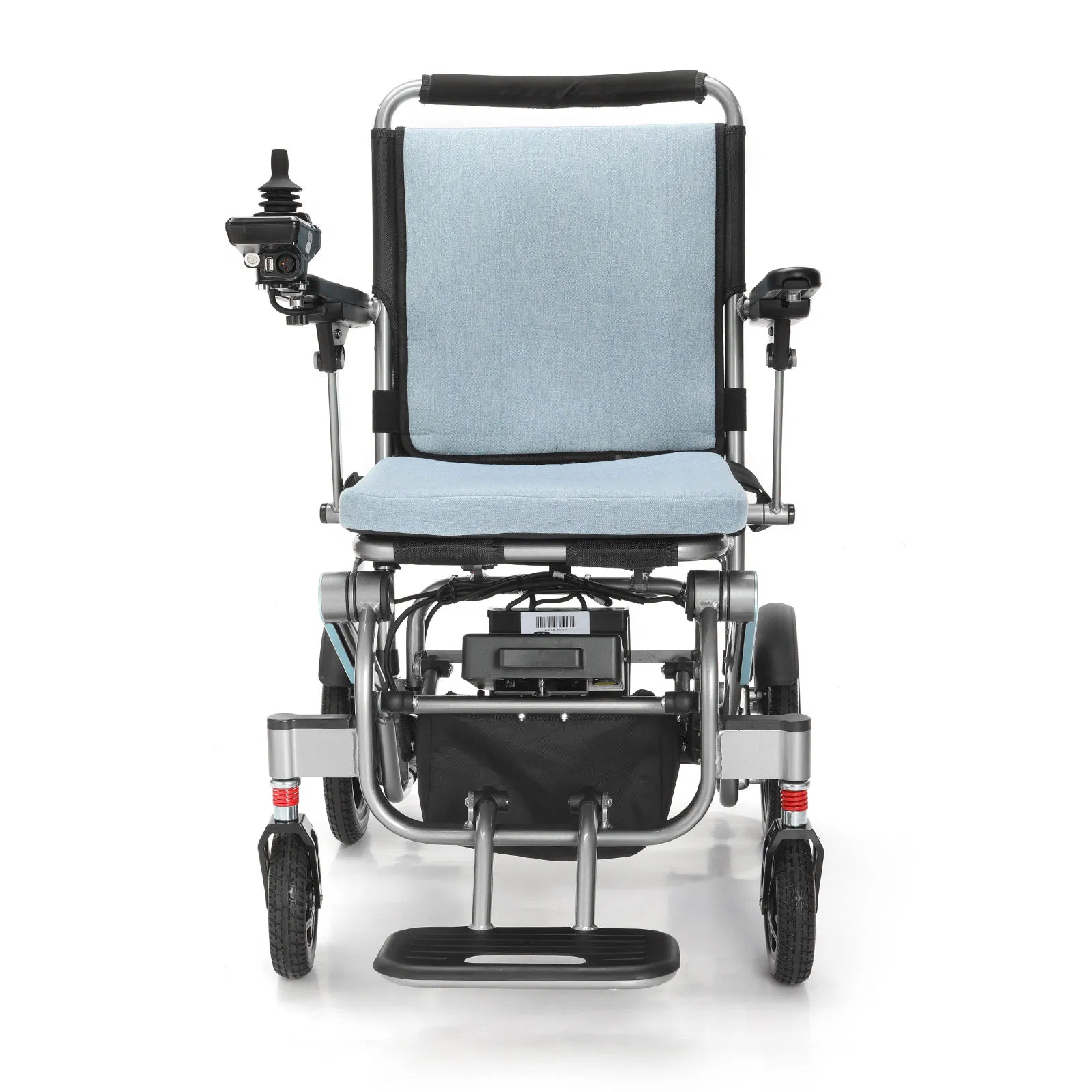 Baichen Hot Sale All Terrain Ultralight Aluminium Alloy Lightweight Foldable Smart Power Electric Wheelchair for Disabled