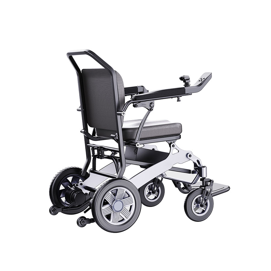 Spot Supply Aluminum Alloy Foldable Wheelchair for Hospitals