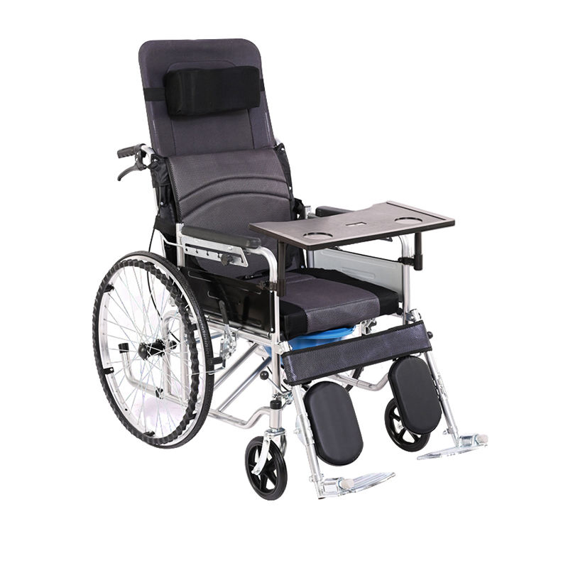 Folding Aluminum Alloy Transport Wheel Chair Lightweight Manual Wheelchair