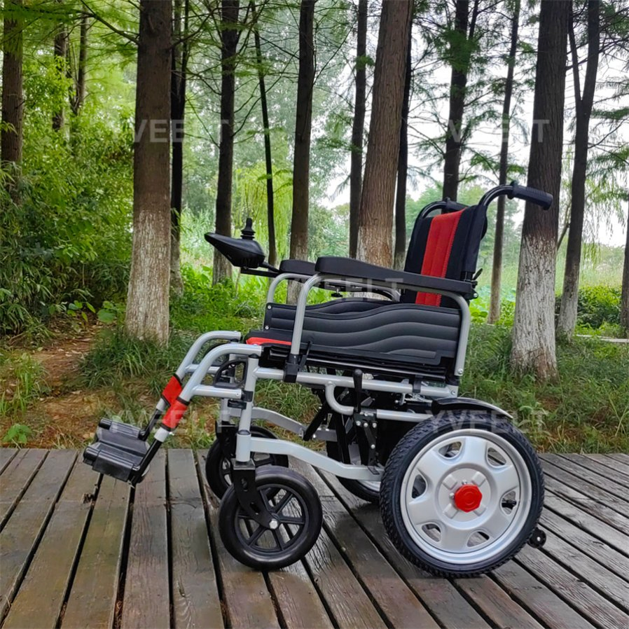 Hot Selling Steel Foldable Wheelchair Lightweight for Easy Storage and Transport