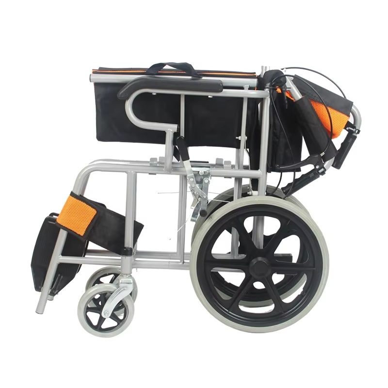 Medical Manual Cheap Foldable Lightweight Wheelchair Handicap Patients Wheelchairs for The Disabled