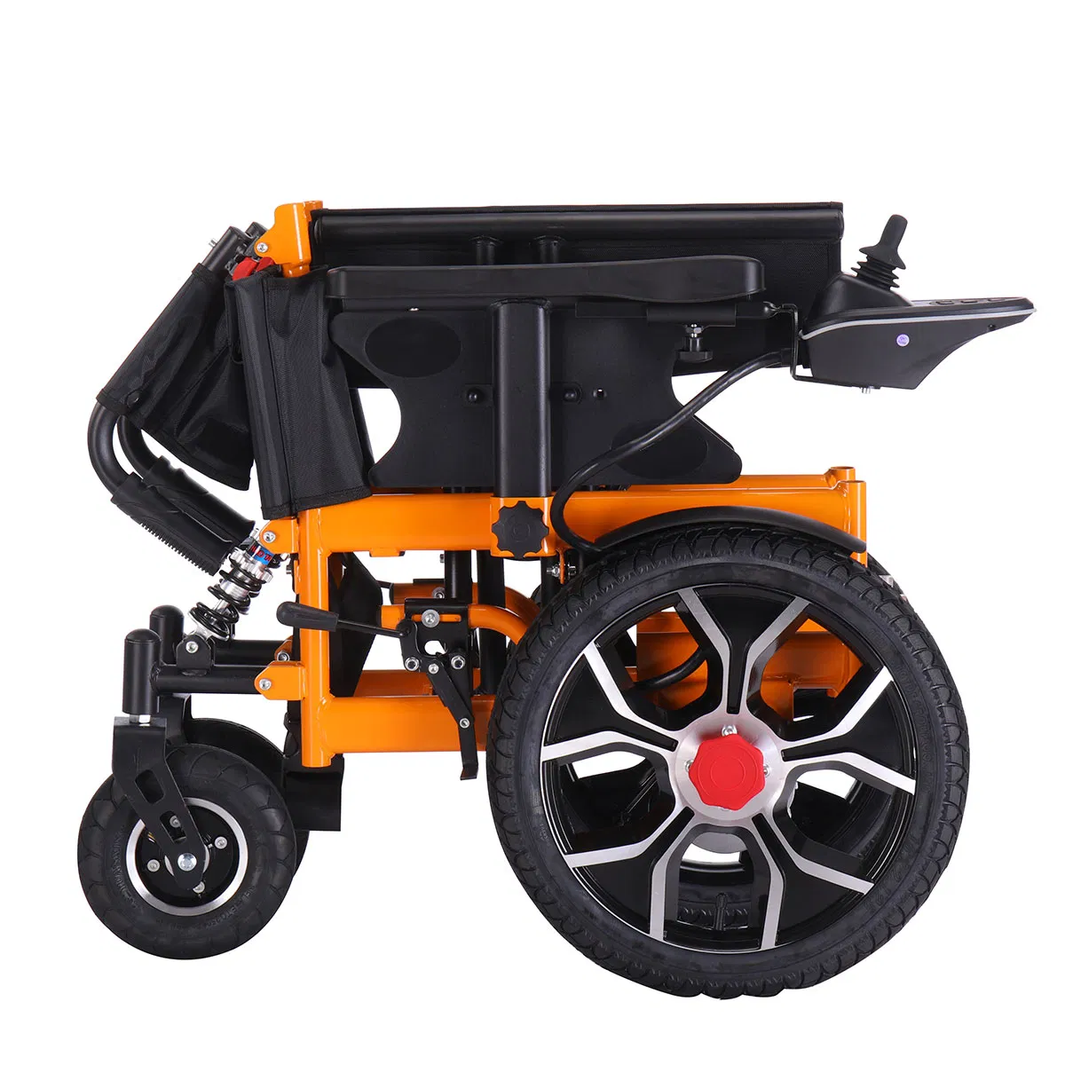 High Quality Steel Manual Foldable for Disabled Folding Power Outdoor Electric Wheelchair with CE