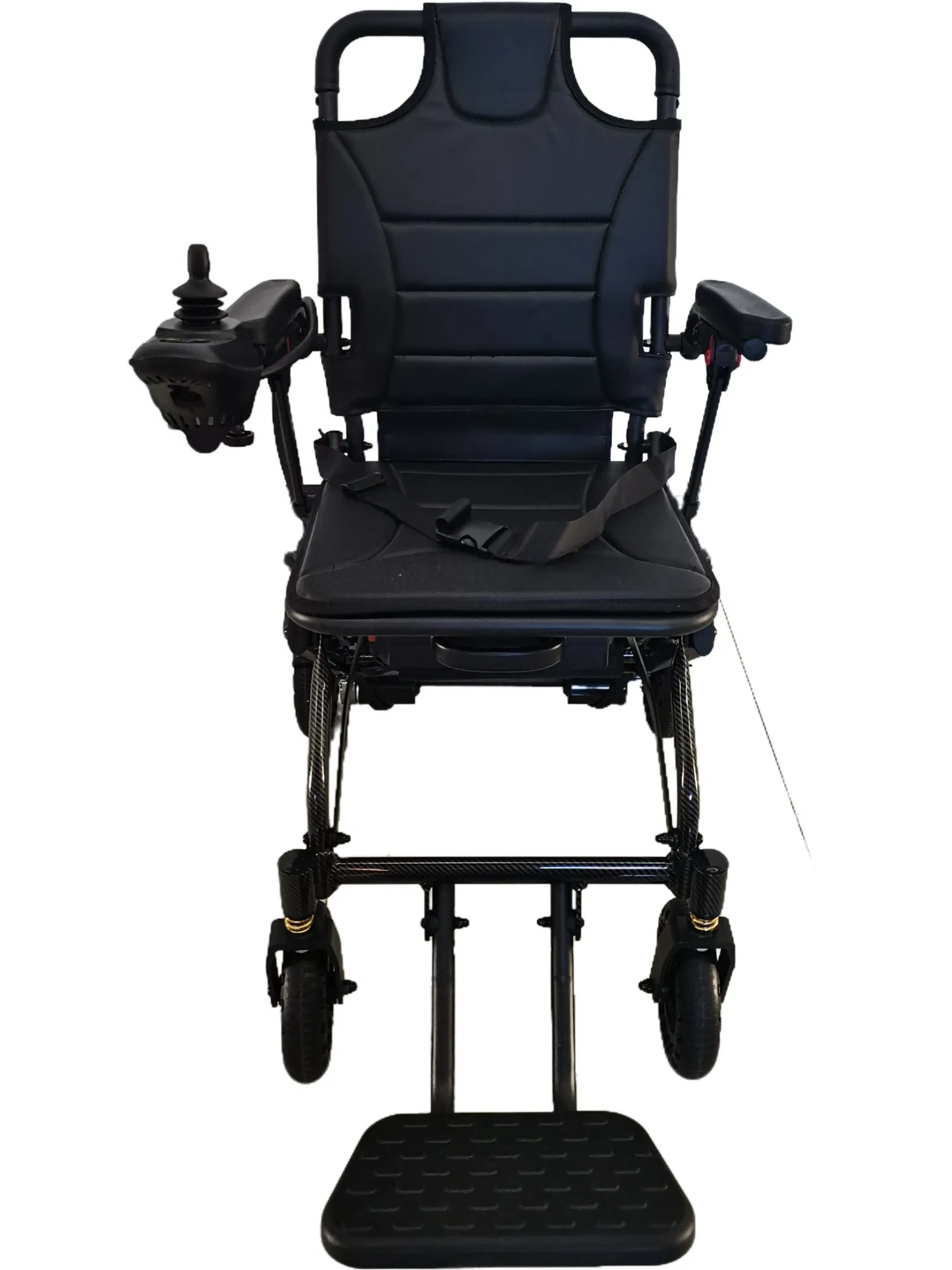 Folding Aluminium Transport Electric Wheelchair, Portable, Detachable Battery, Easy Carry