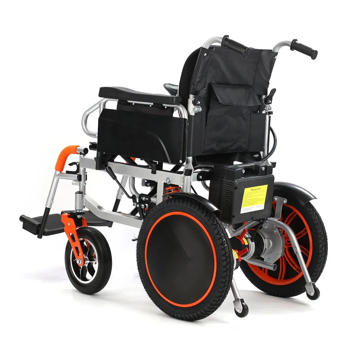 High Quality Outdoor Portable off Road Folding Steel Electric Wheel Chair Folding Lightweight Power Wheelchair for Adults