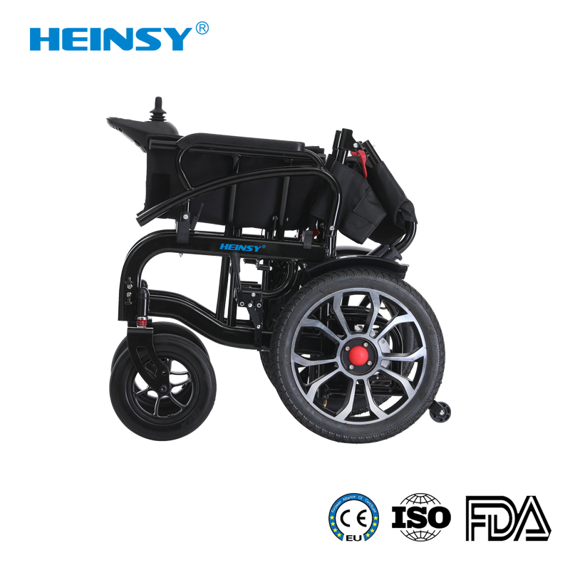 Hes-310c Carbon Steel Medical Equipment Power Electric Pediatric Wheelchair Children Electric Wheelchair Foldable