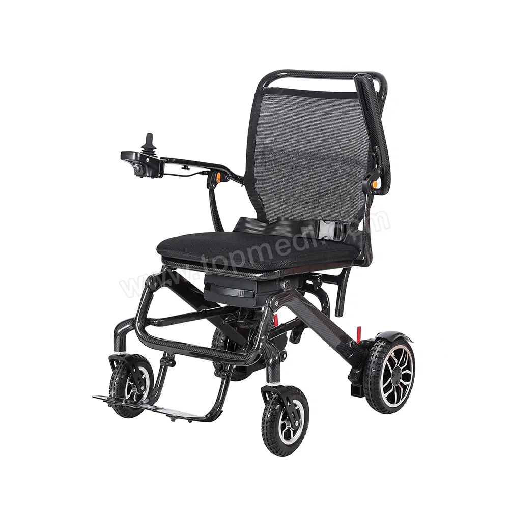 Luxury Carbon Fiber Power Wheelchair – Indoor/Outdoor, Lightweight &amp; Space-Saving
