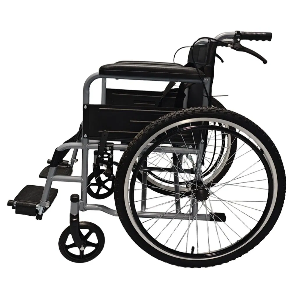 All Terrain Manual Wheelchair with Manufacturer Price High Quality Wheel Chair CE ISO13485 OEM Lightweight Foldable Folding Elderly Disabled Handicapped Medical