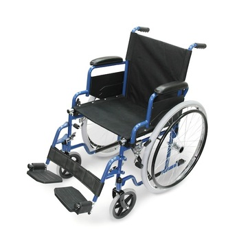 Customizable Affordable Manual Wheelchair with 24-Inch All-Terrain Wheels