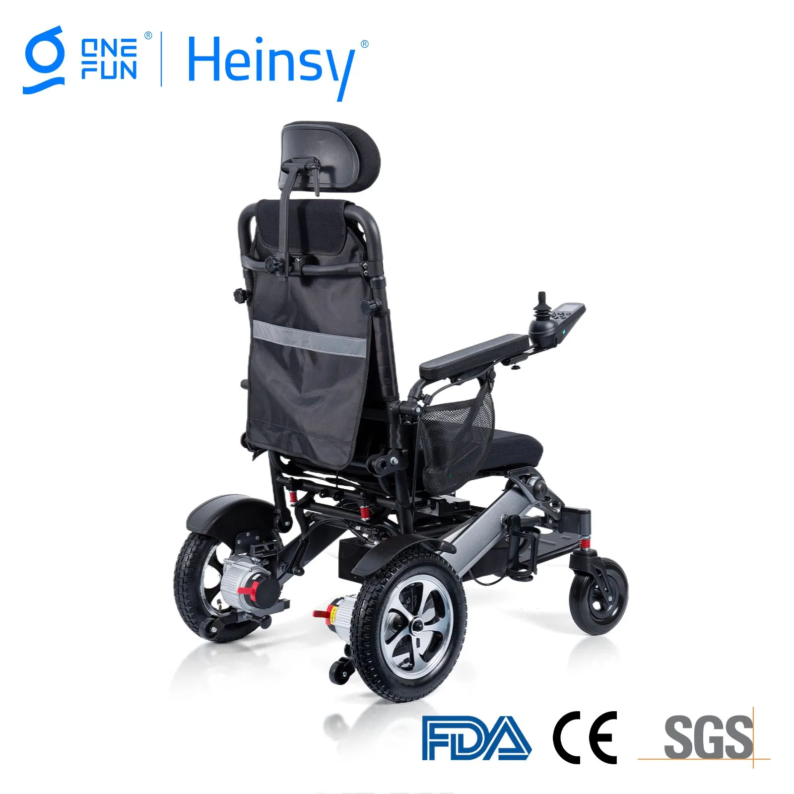 Factory Selling Customized Color Outdoor Travel Shooping Optional Accessories Automatic Power Wheelchair