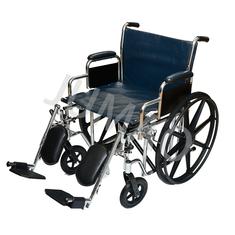 Heavy Duty 20" Manual Wheelchair with Flip-up Armrests