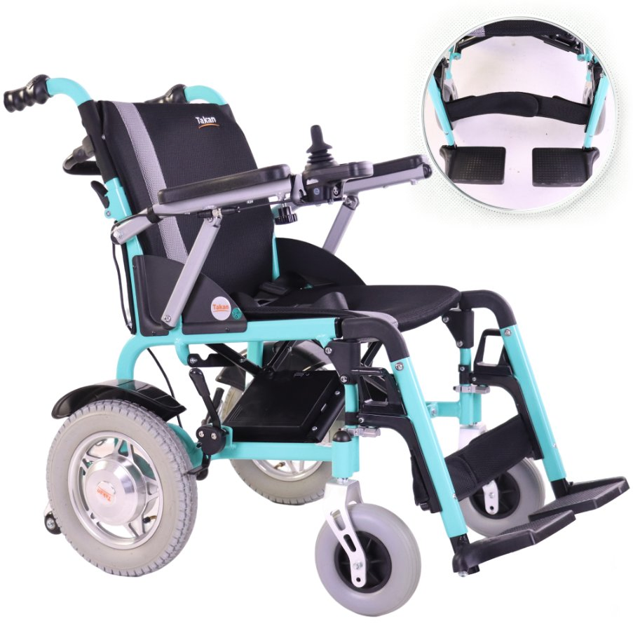 Remote Control Lightweight Sports Joystick Electric Portable Electric Foldable Aluminium Wheelchair
