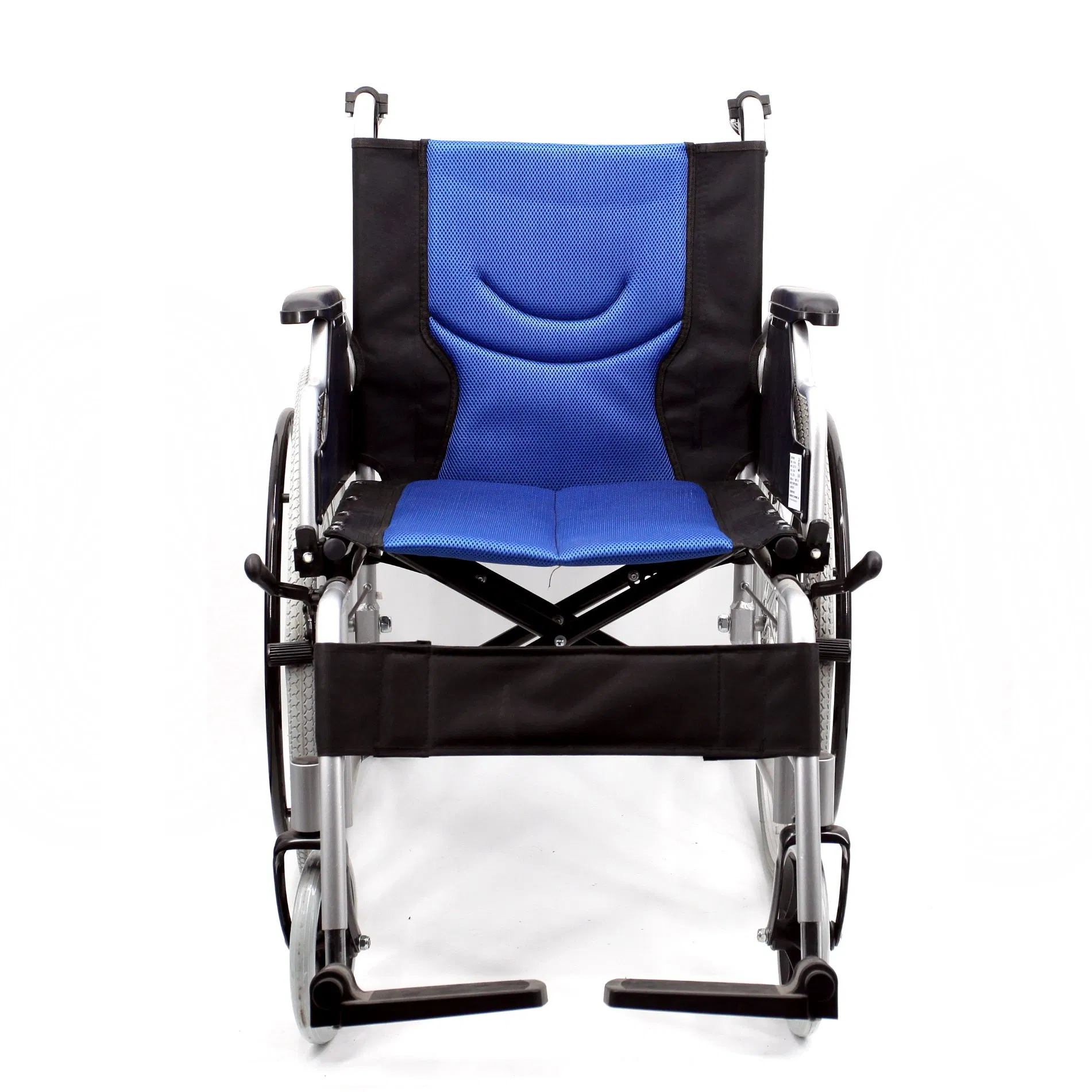 All Terrain Folding Aluminium Manual Wheelchair with United Handle Brake for Adult