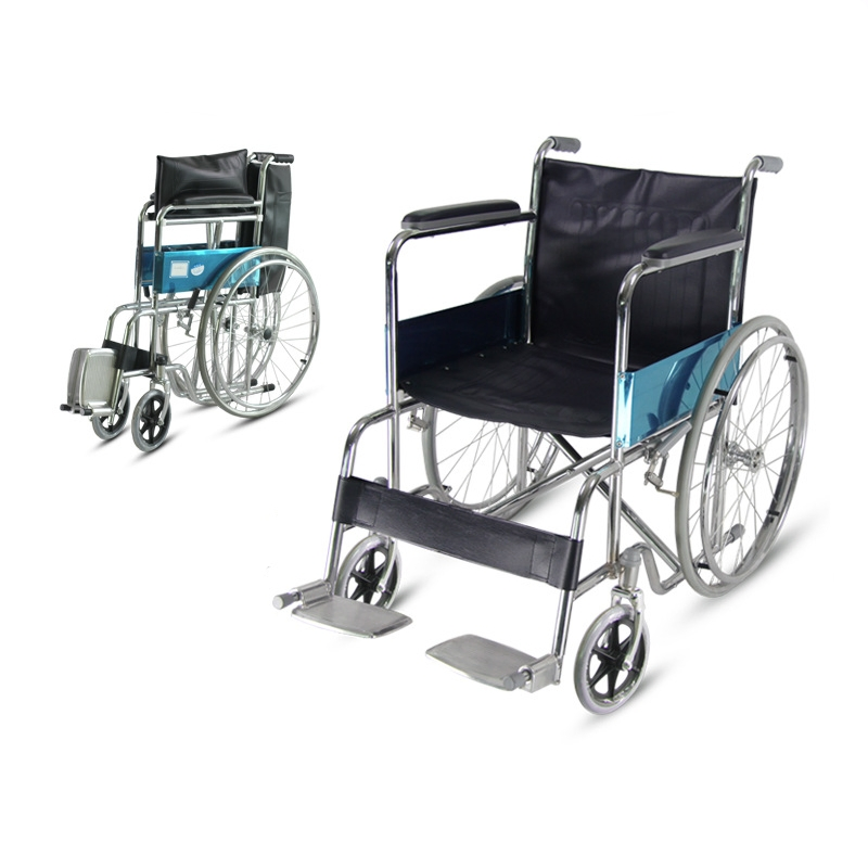 CE-Certified Medical Lightweight Folding Manual Wheelchair Suitable for The Elderly/ Disabled
