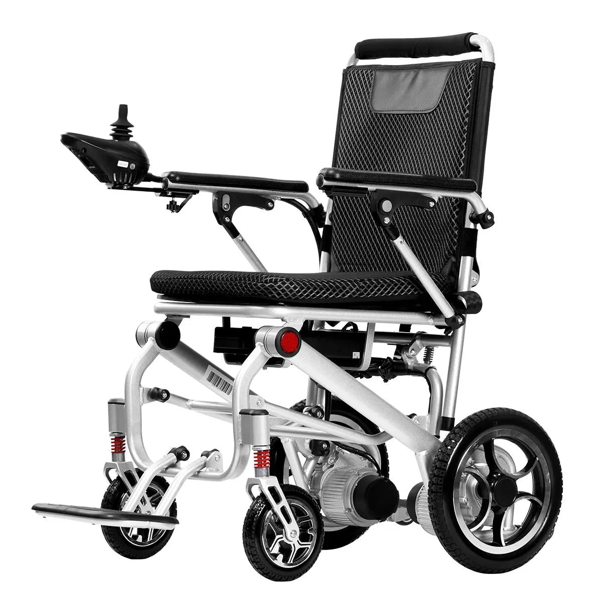 New Brush Motor 12ah Lithium Folding Wheelchair Electric Wheelchair for The Disabled
