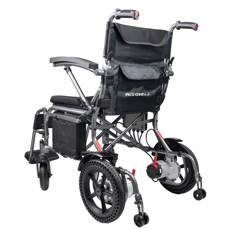 Remote Control Light Folding Aluminium Portable Power Electric Wheelchairs for Adults