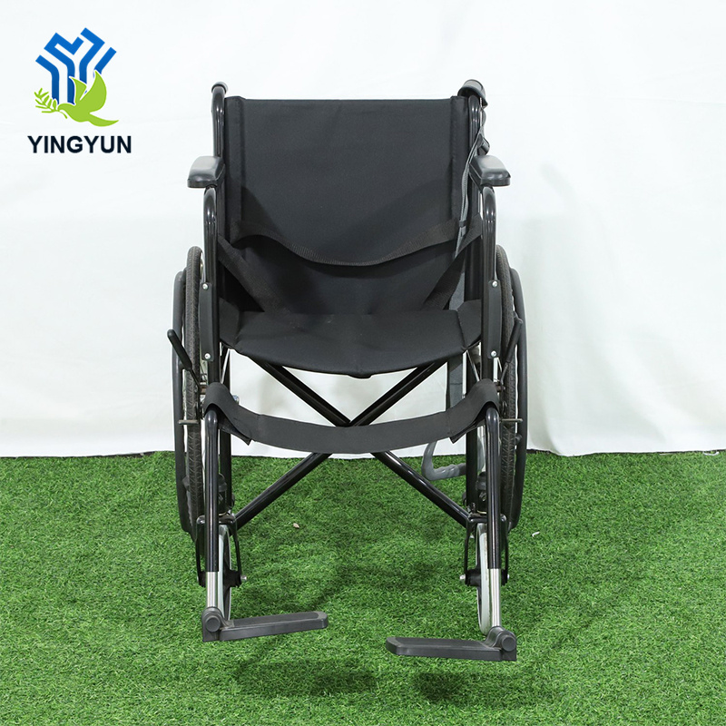 Factory Price Steel Foldable Steel Manual Lightweight Patient Wheelchair