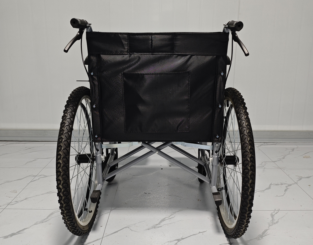 Manufacturer Wholesale Price New Arrival Novalion Flodable Folding All Terrain Medical Manual Wheelchair for Hospital Home Care Elderly Disabled Patient