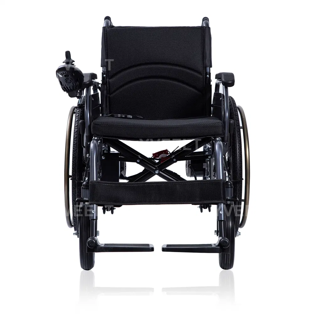 Yveelt Wholesale Comfortable Steel Power Folding Wheel Chair Portable Mobility Motorized Disability Electric Ultra Lightweight Aluminum Wheelchair Price