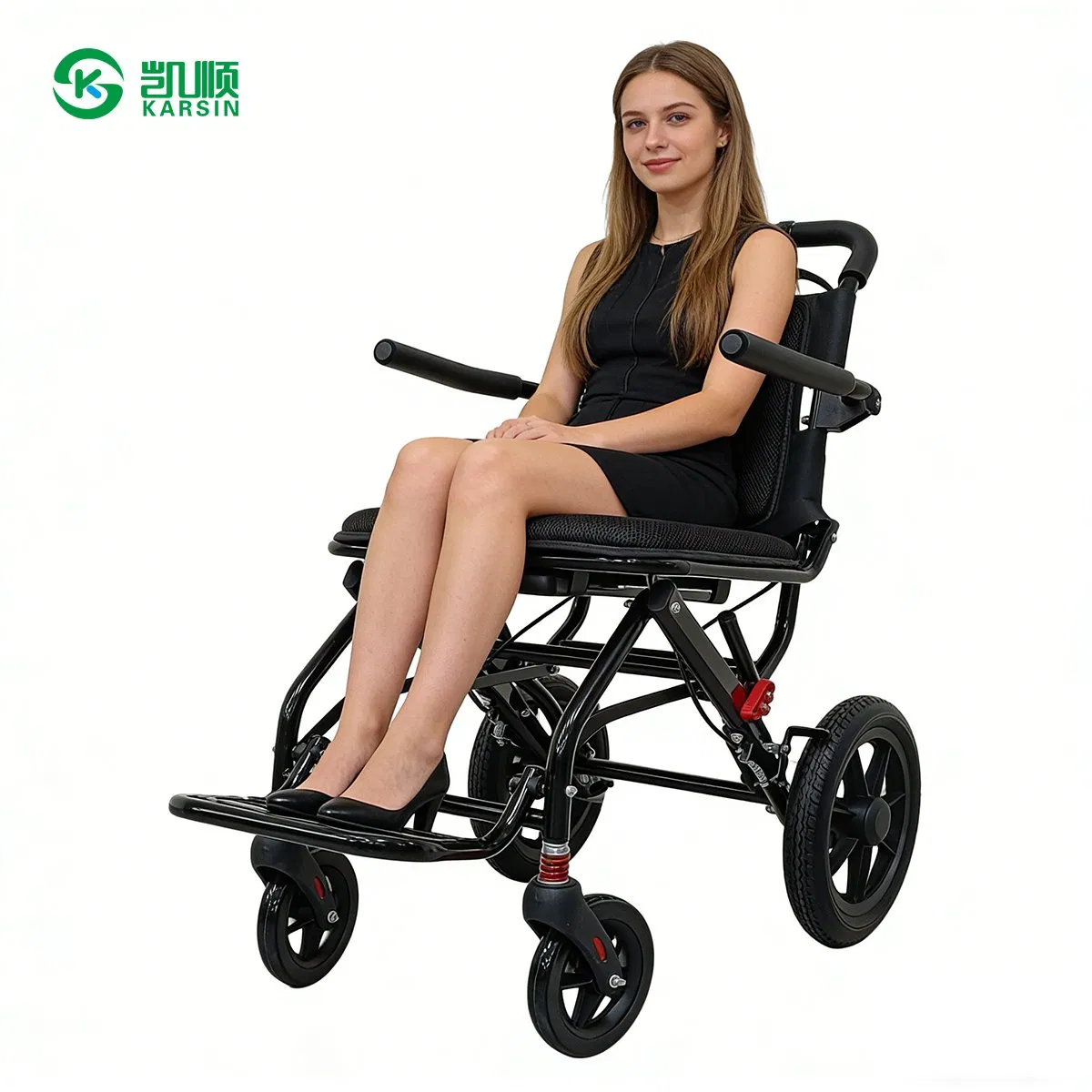 200 Lightweight Foldable Manual Wheelchair for Travel