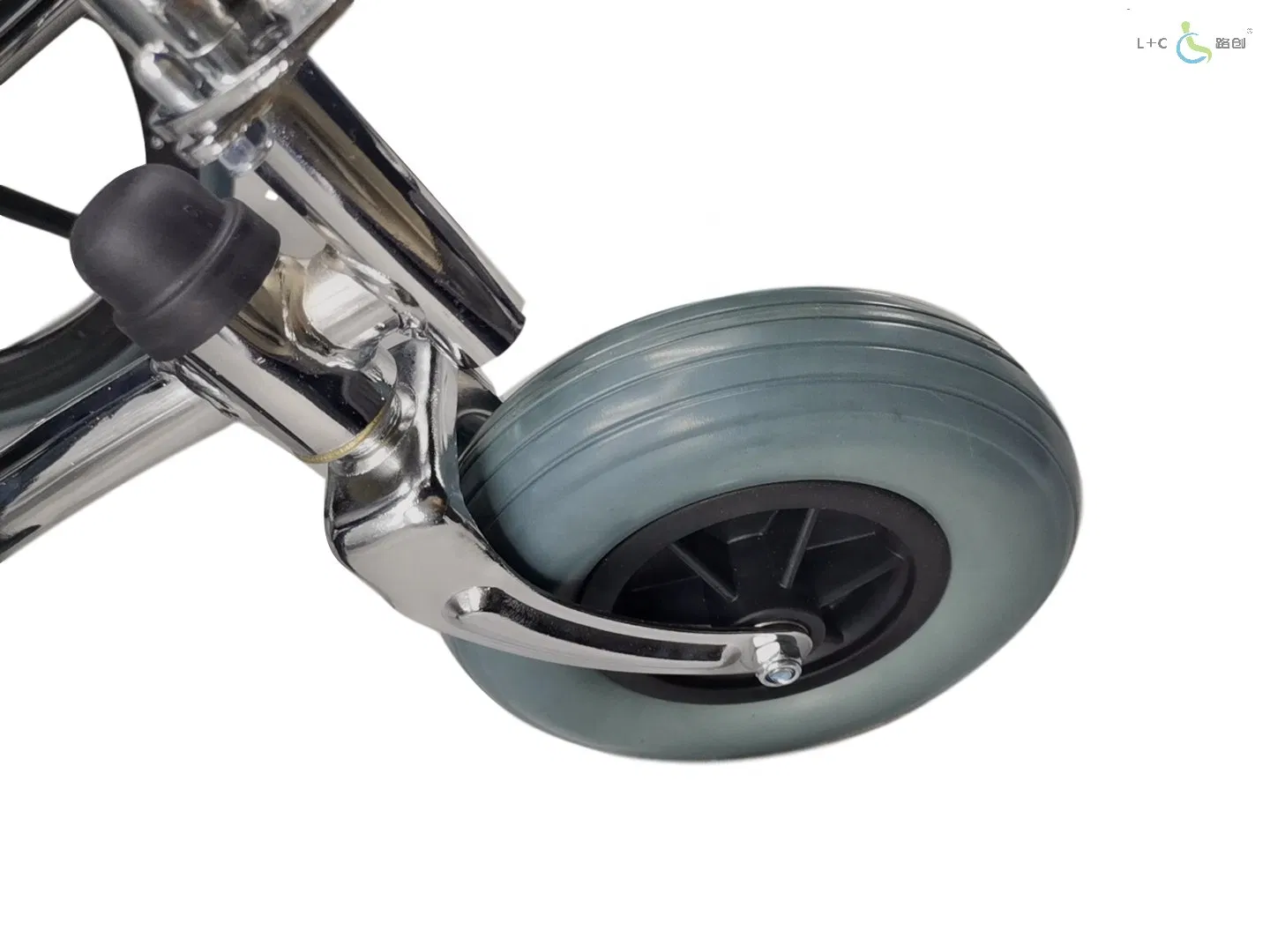 Heavy Duty Capacity High Quality Manual Wheelchair with Detachable Footrests Flip-up Handrests