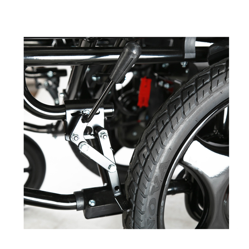 Painted Steel Frame Power Heavy Duty Electric Wheelchair with Manual Brake