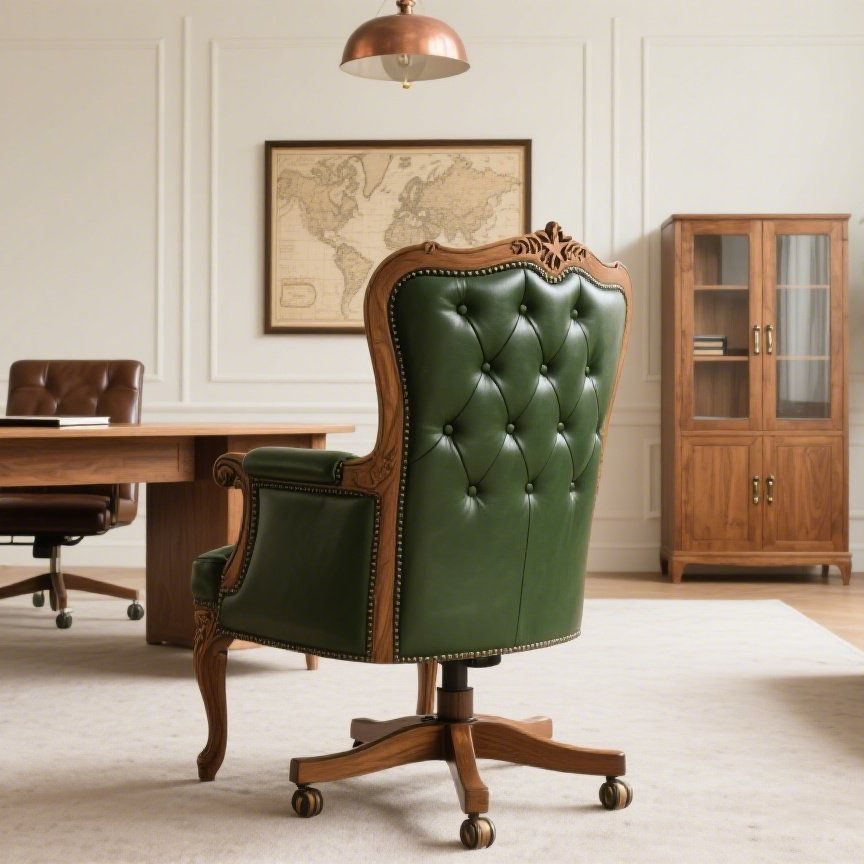 High Back Luxury European Style Modern Office Manager Chair for Office Furniture