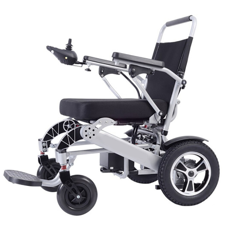 Elegant &amp; Foldable Aluminum Alloy Electric Wheelchair with Small Folding Space